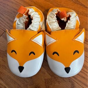 Wonder Nation Orange Fox first walking shoes
